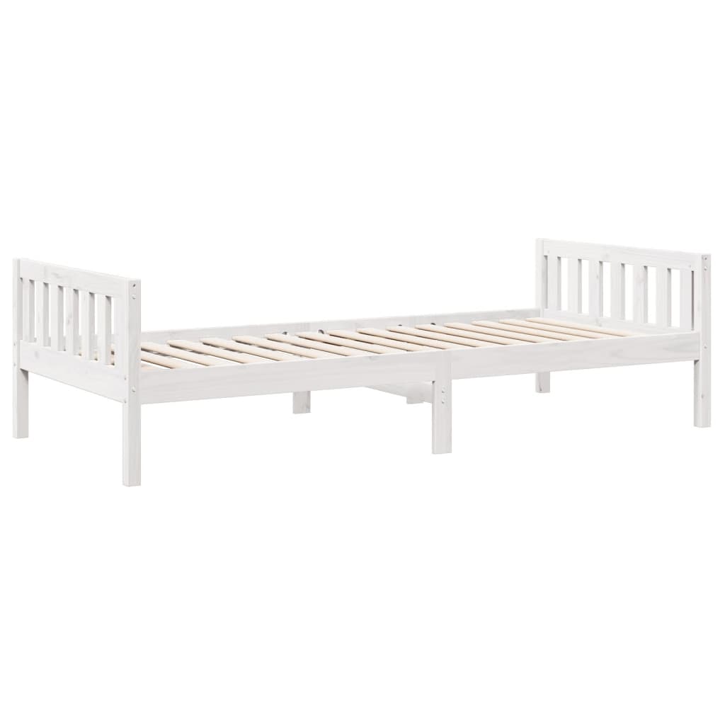 Children's Bed without Mattress White 80x200 cm Solid Wood Pine